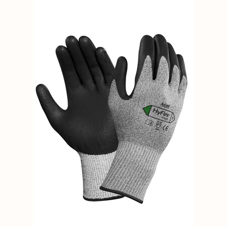 Ansell Hyflex, 13G Stretch Kevlar Lycra With 100% Nitrile (Nbr)-No Latex, Palm Coat, Sz 9 11-435-9